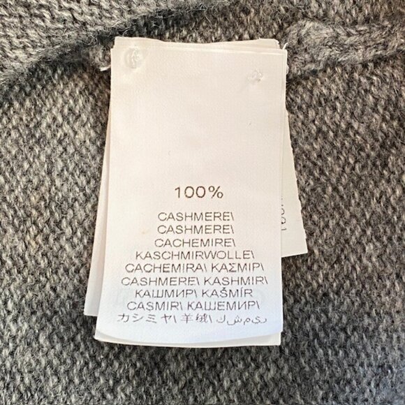 BRUNELLO CUCINELLI Gray Cashmere Full Zip Cardigan Sweater Jacket XL - Picture 10 of 16